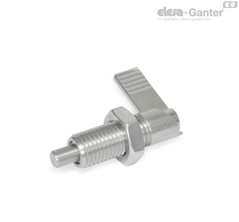 GN 721.6-RAK Cam Action Indexing Plungers Right-hand lock, with